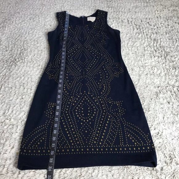 NICOLE MILLER Artelier Small Metal Stud Dress | Knee length sheath - Picture 10 of 13